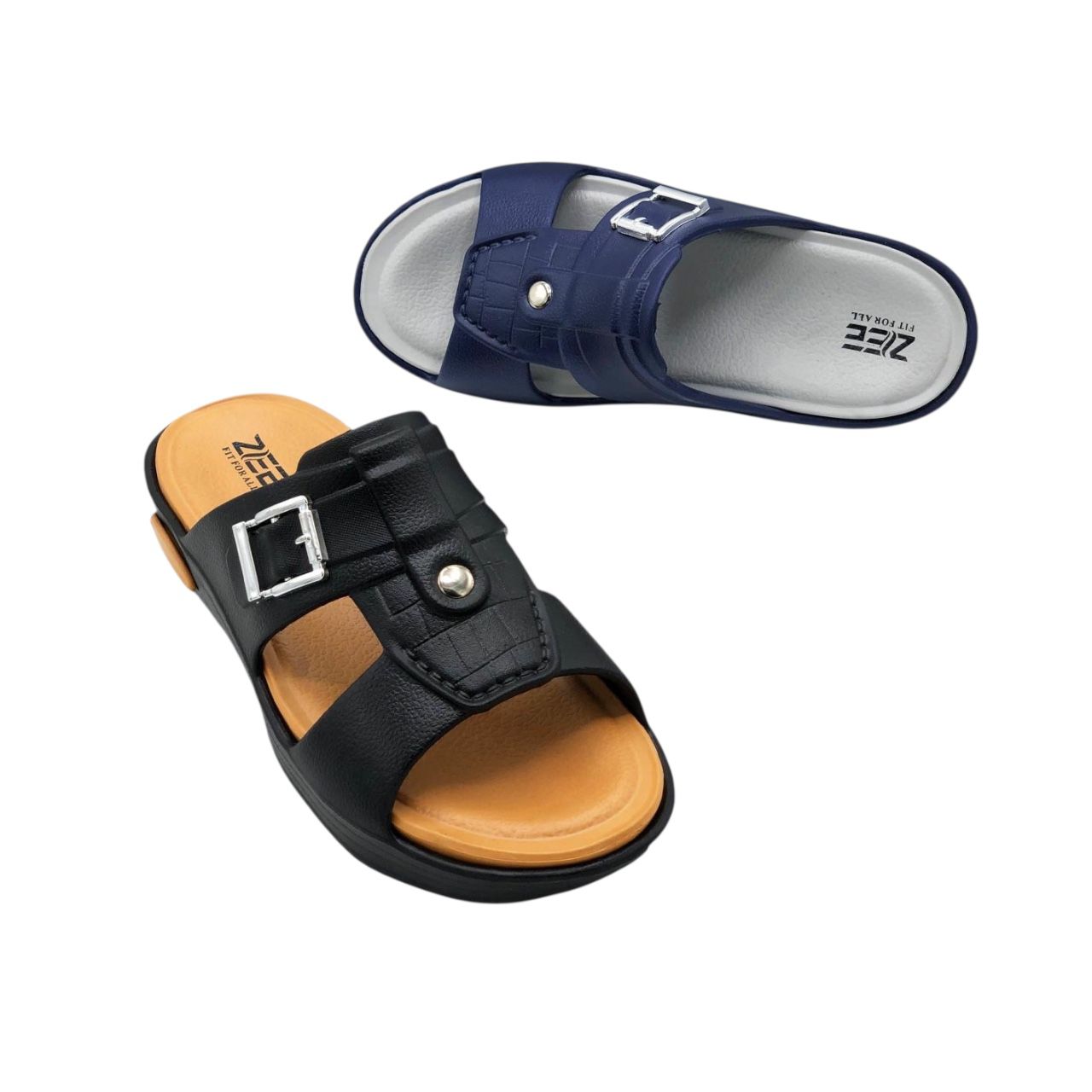 Premium EVR Dual-Buckle Comfort Slides|ZEE-5033