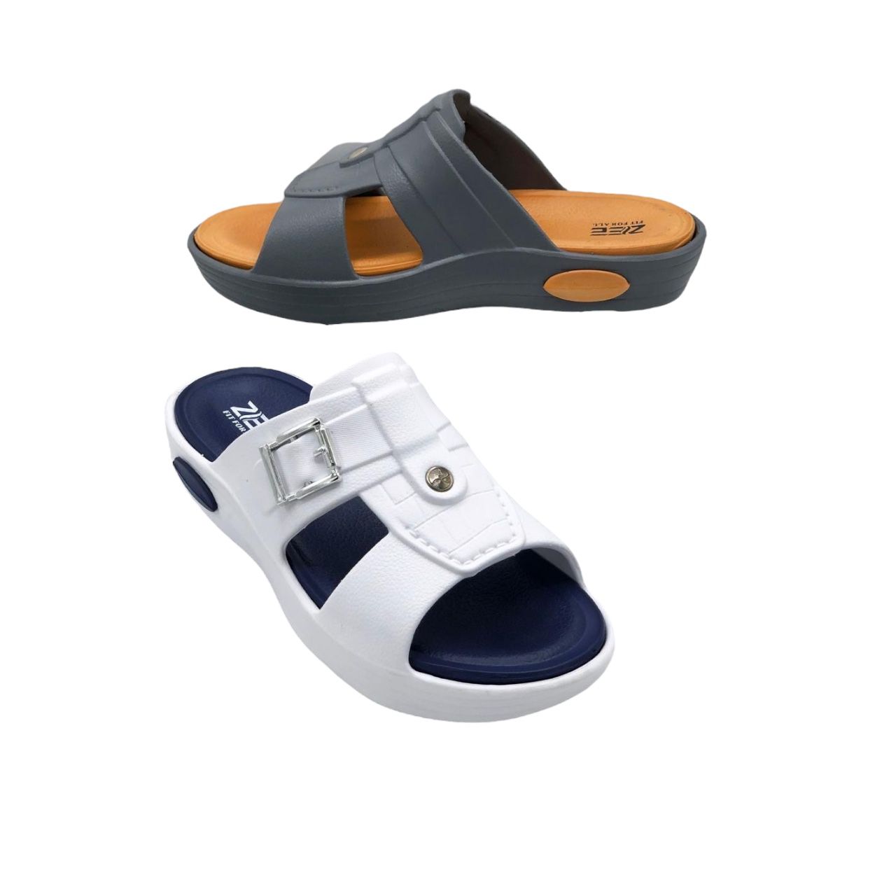 Premium EVR Dual-Buckle Comfort Slides|ZEE-5033